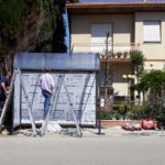 Ripristino arredo urbano post incidente Montelupone (Macerata)